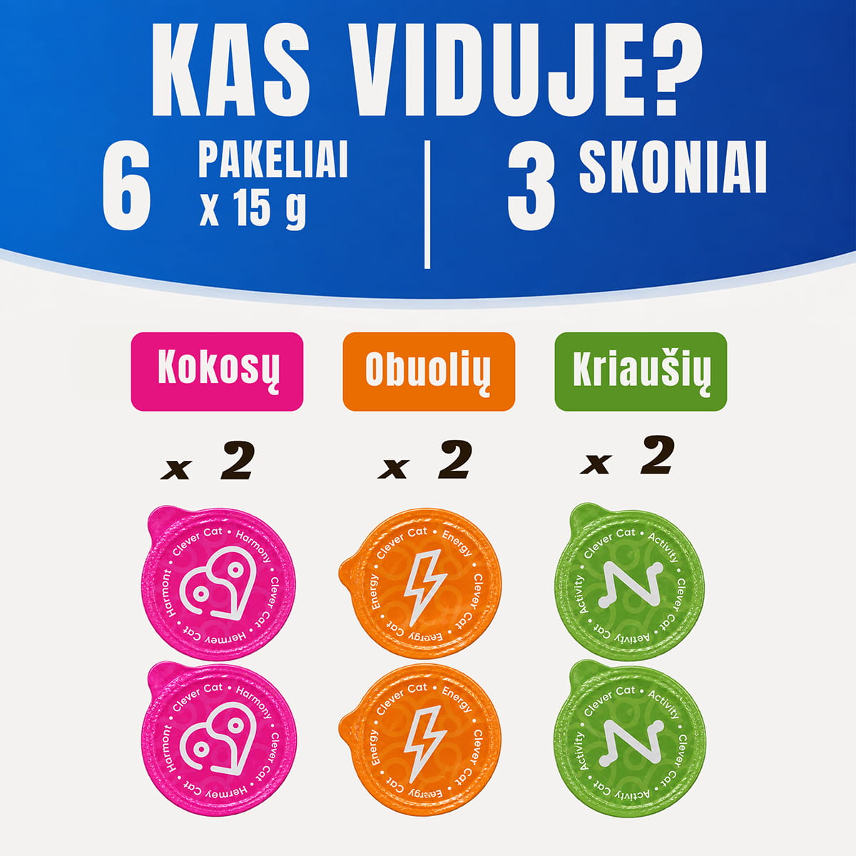 Pieniniai skanukai katėms katėms 3 skoniai 