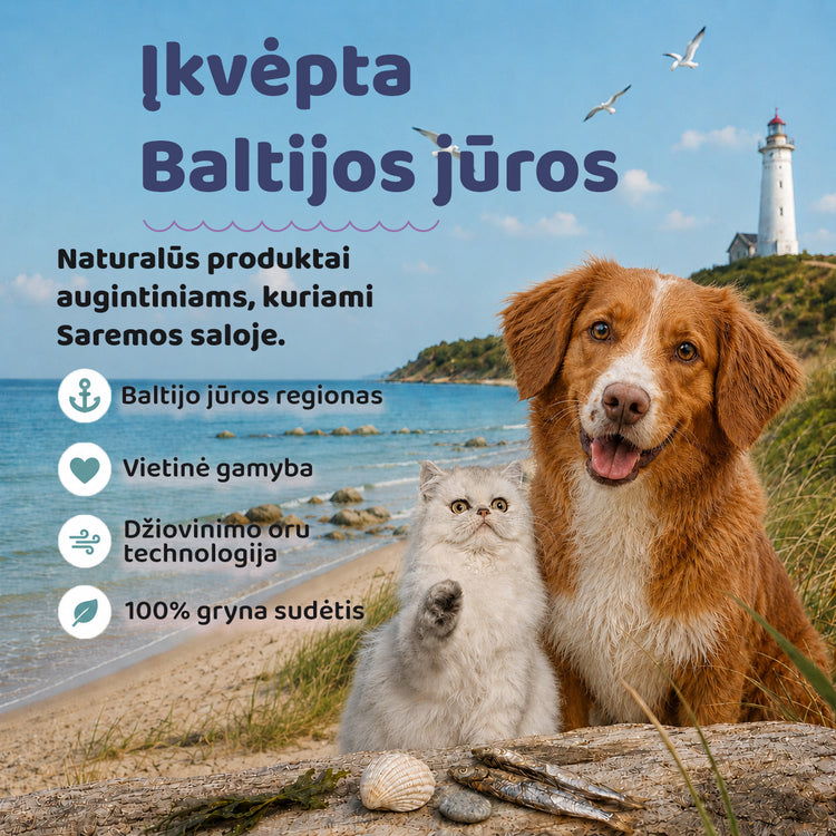 Baltijos jūros skanukai šunims