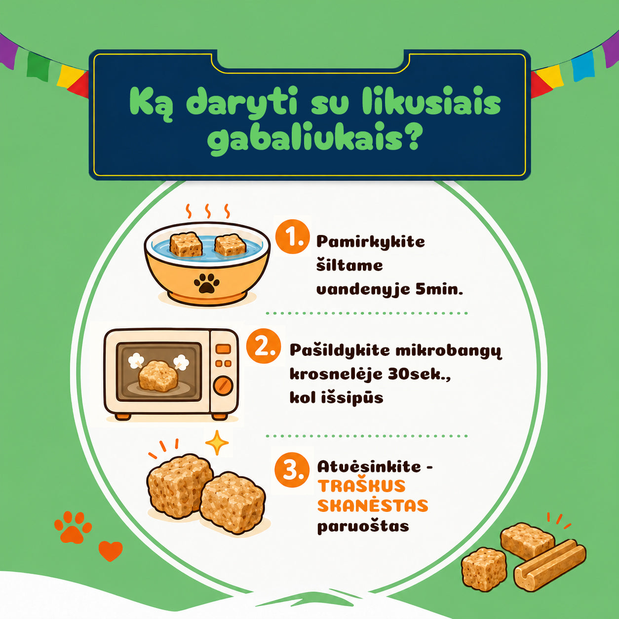 Kaip padaryti traškų skanuką