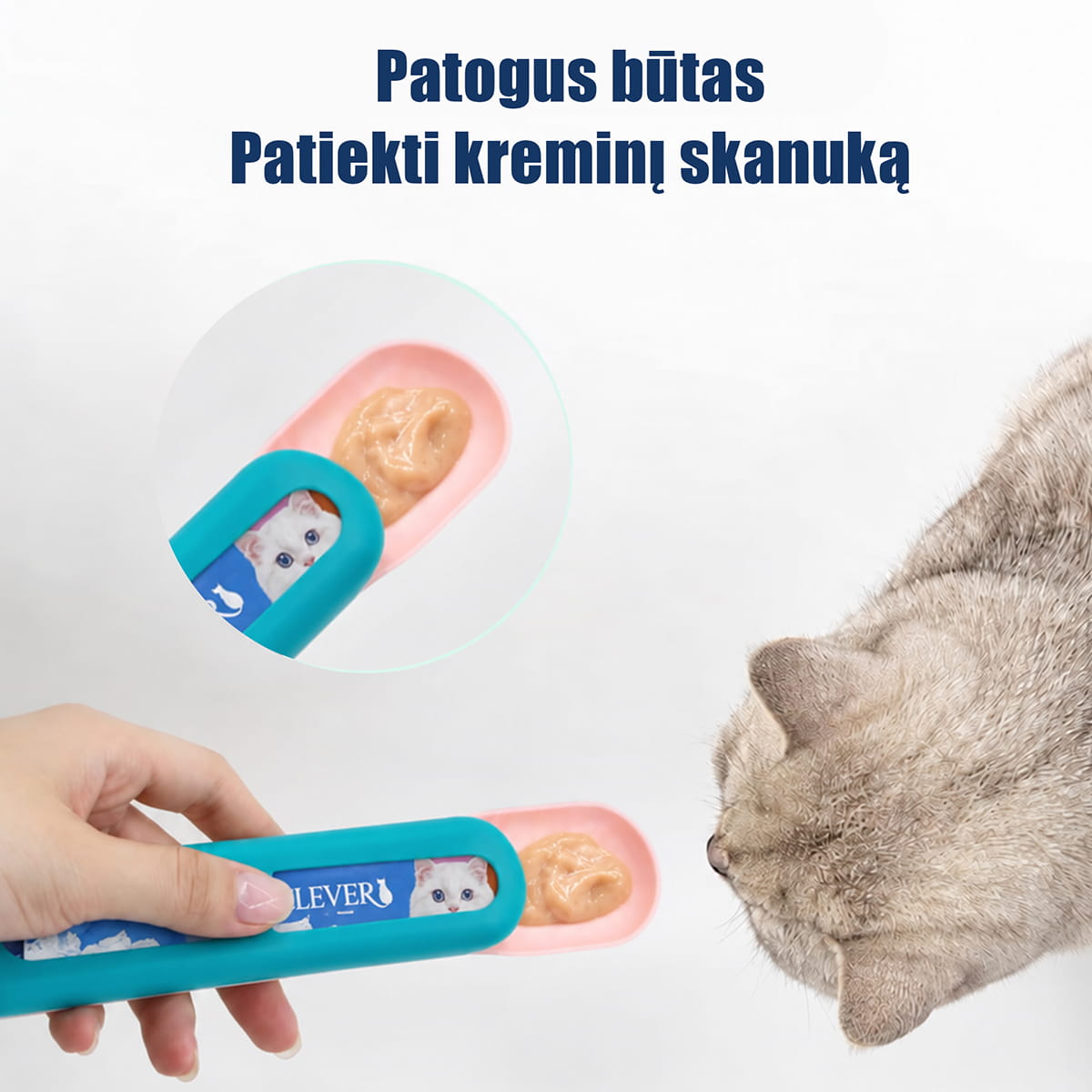 Patogus būdas patiekti kreminį skanuką