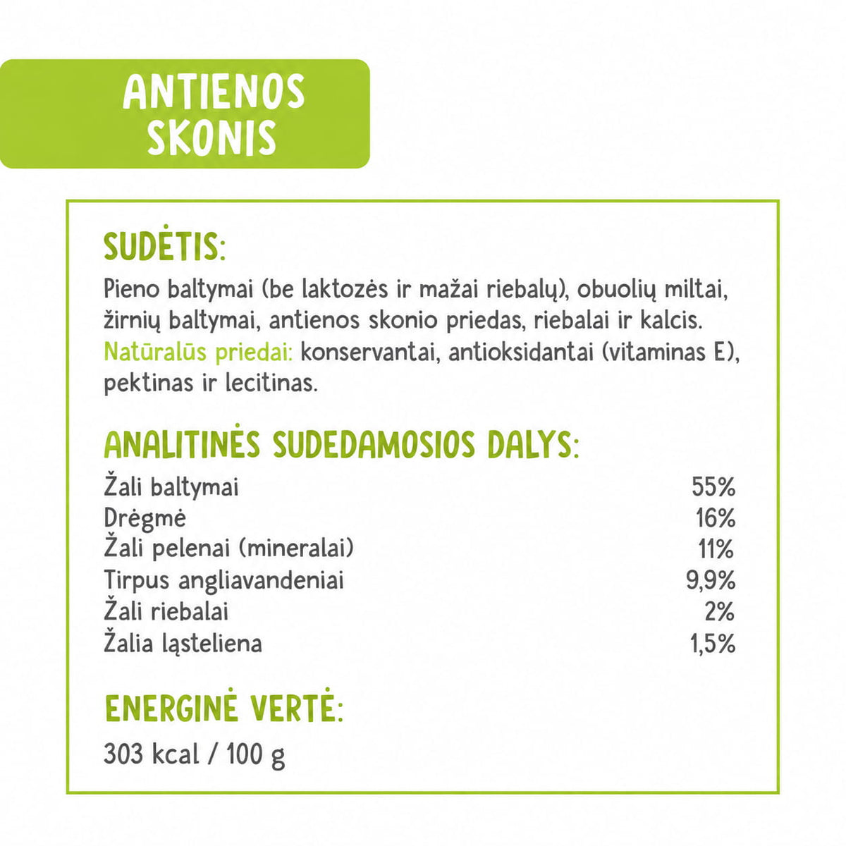 Plutos sudėtis antienos