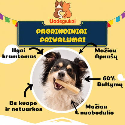 Yak sūrio kramtukas šunims